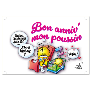 Bon anniversaire mon poussin