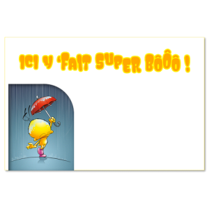 Ici il fait super beau
