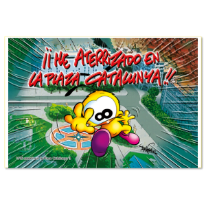 J'ai atterri sur la Place Catalunya